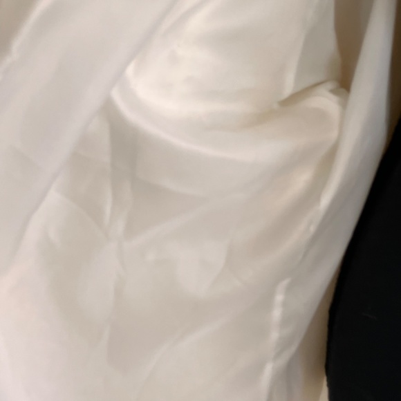 Vintage ivory Angora long sleeve, open front cardigan - Picture 13 of 15